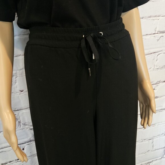 JOIE - Women's black drawstring waist ankle pants - Picture 5 of 9